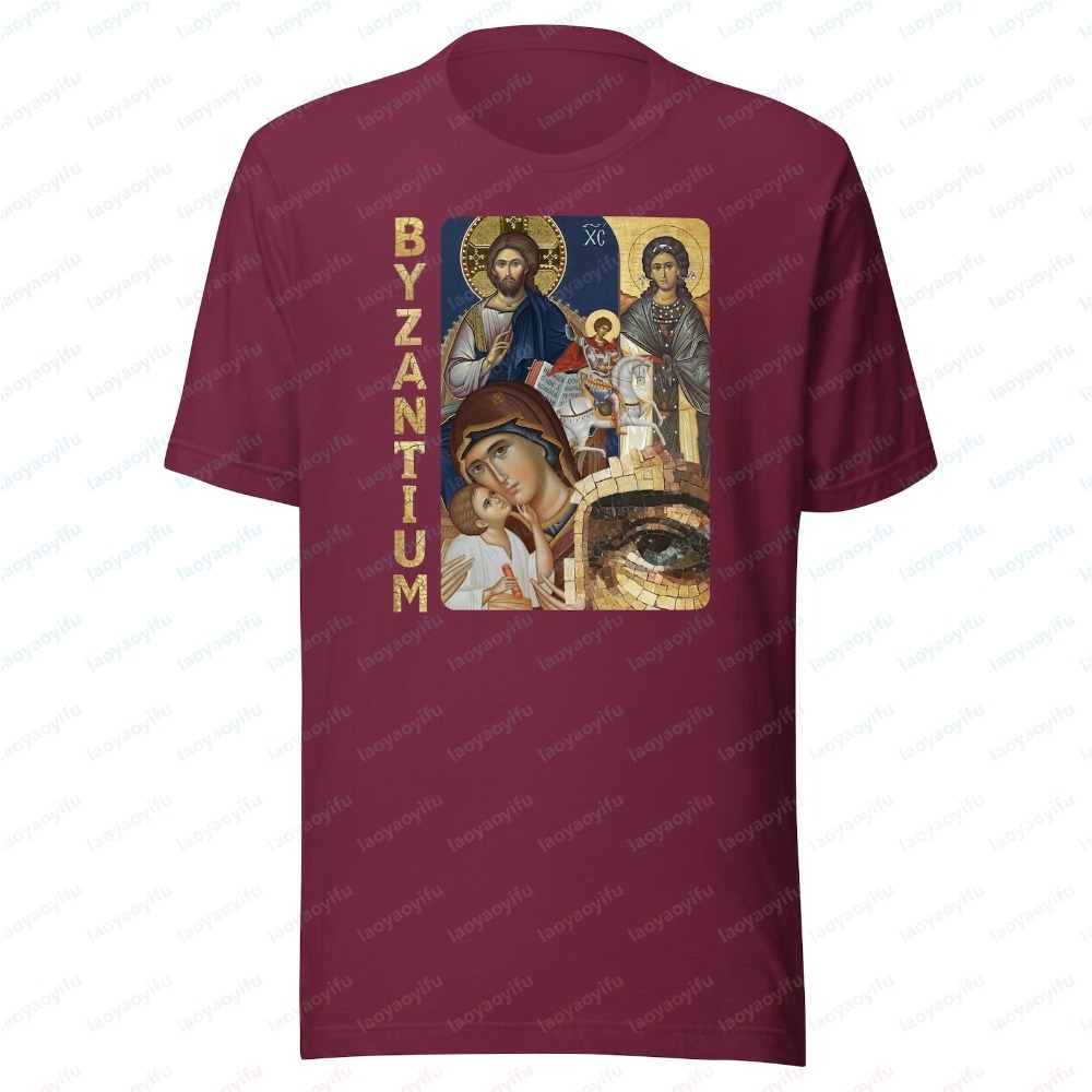 Byzantium Icon Unisex Print Te - Summer Clothing Ideas ulasan dan harga